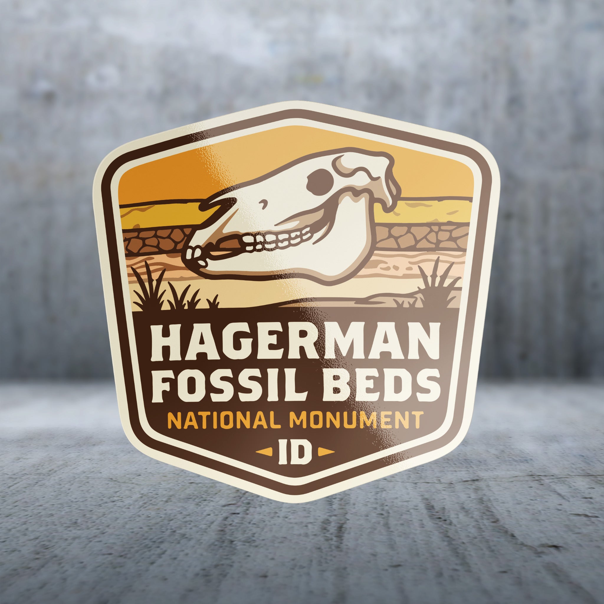 20408 - Ground Sloth Badge - Hagerman Fossil Beds National Monument