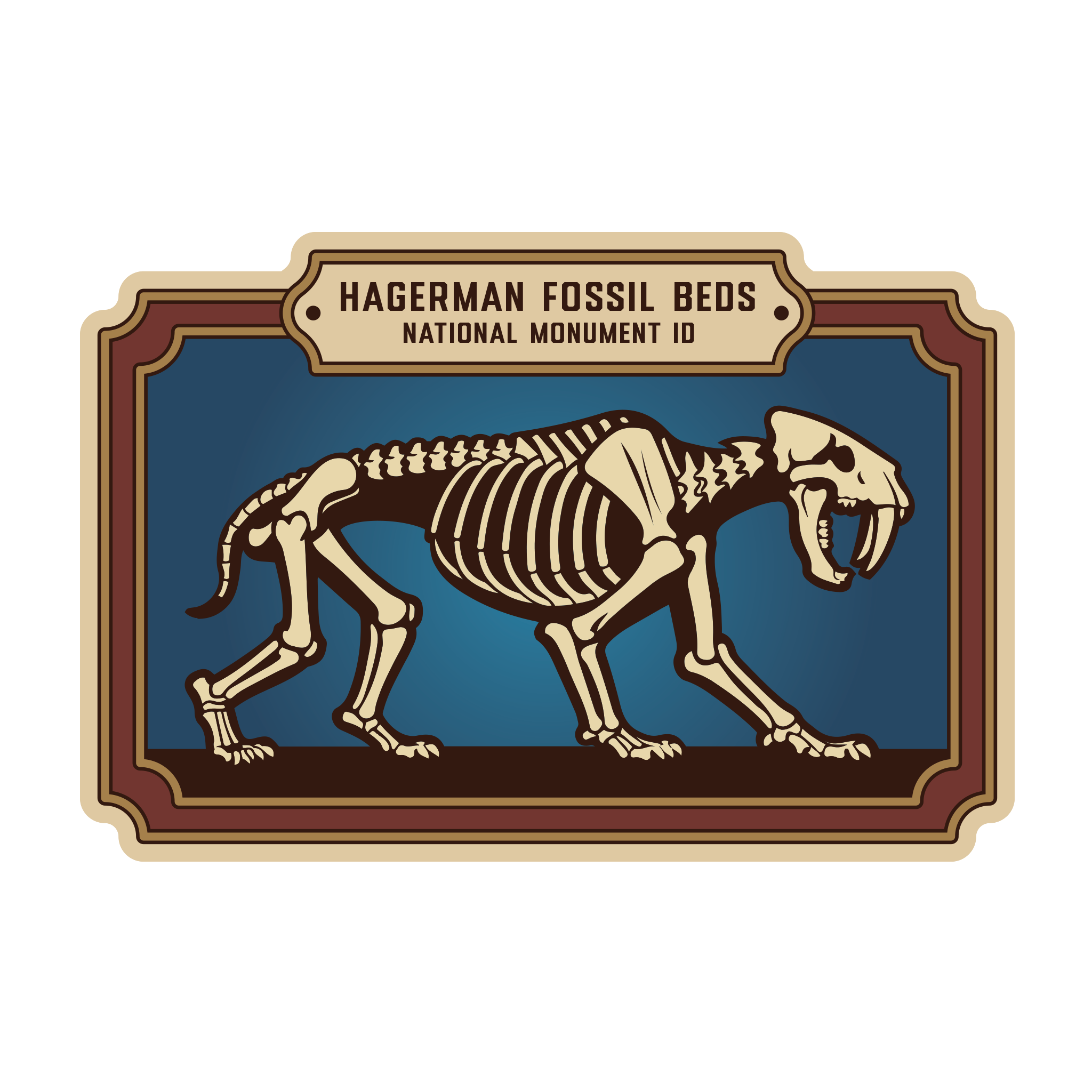 20409 - Sabertooth Frame - Hagerman Fossil Beds National Monument