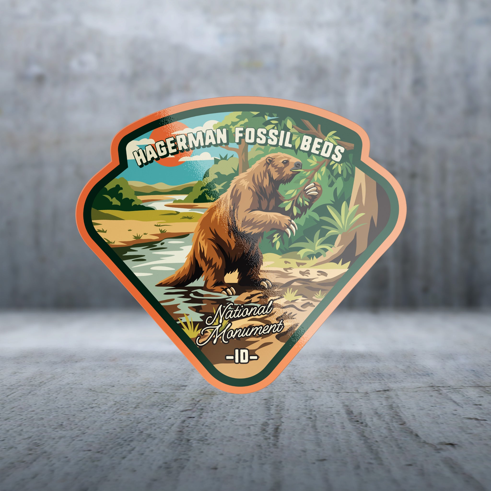 20413 - Ground Sloth Colors - Hagerman Fossil Beds National Monument