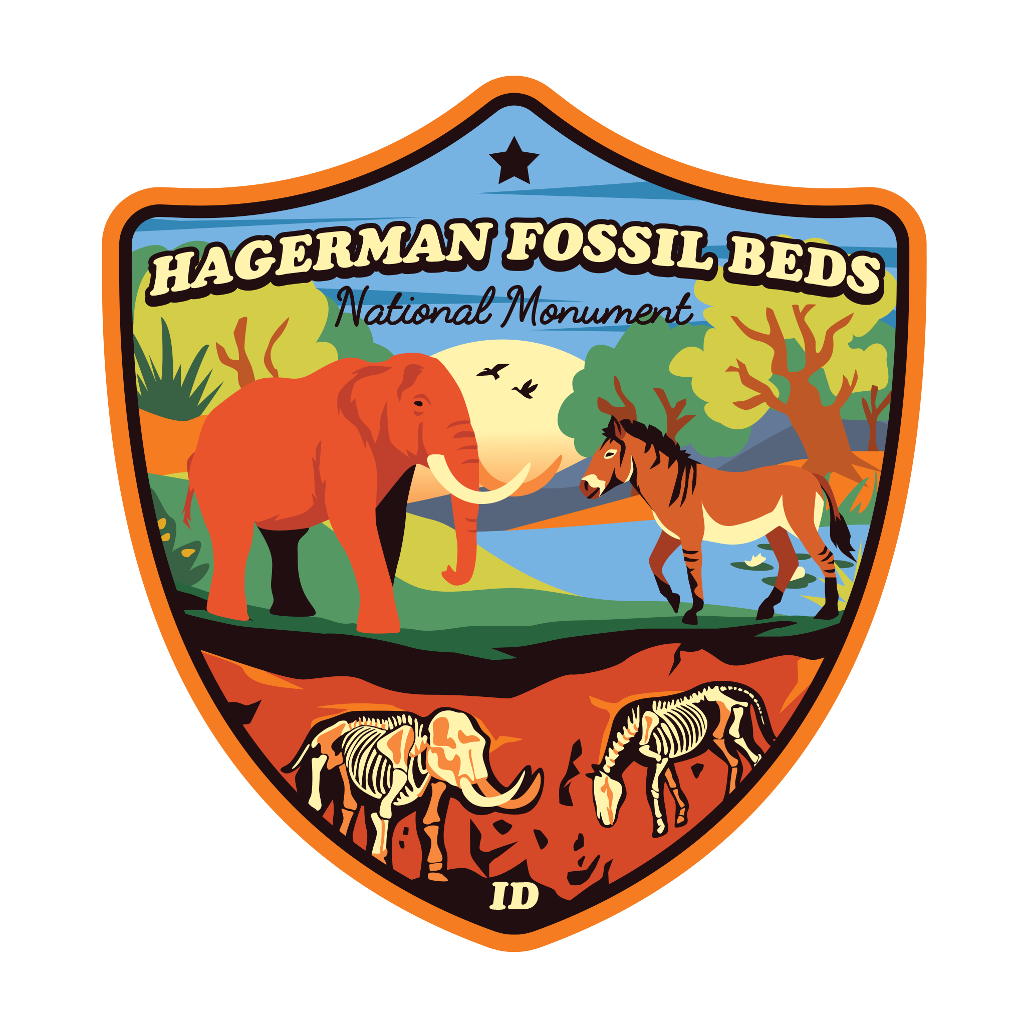 20416 - Animal Shield - Hagerman Fossil Beds National Monument