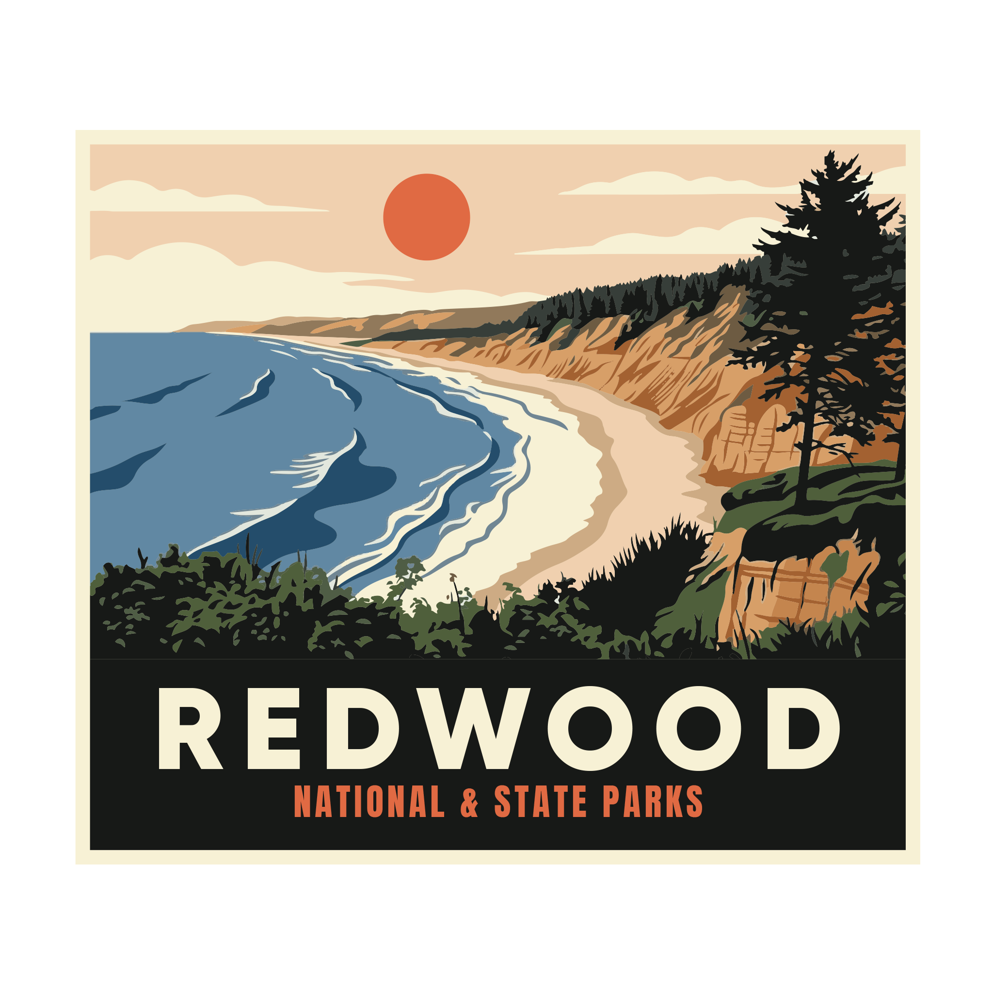 20424 - Sunset Sky - Redwood National and State Parks