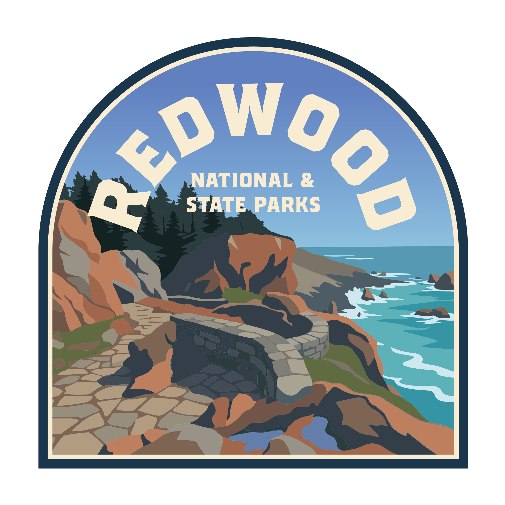 20425 - Blue Sky - Redwood National and State Parks
