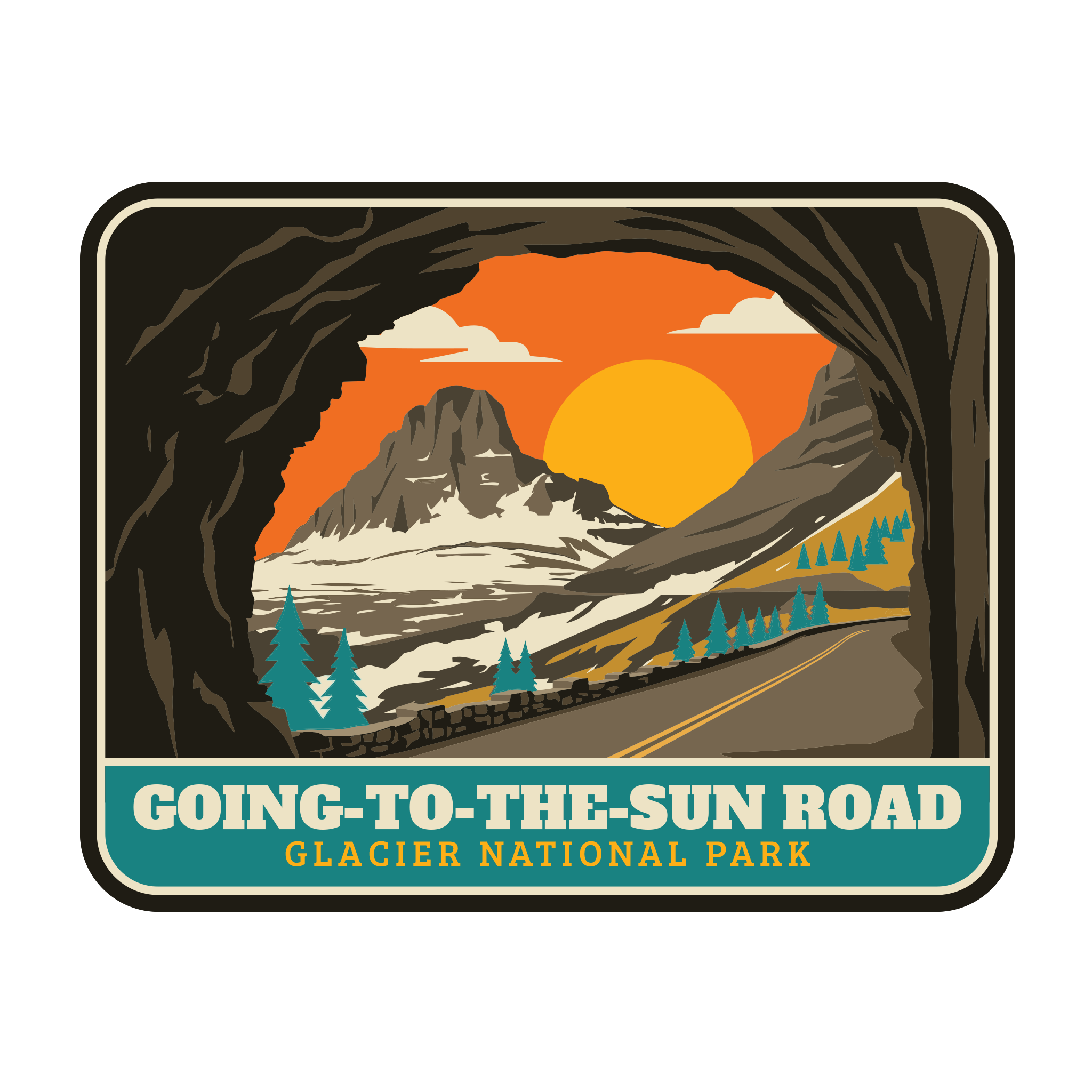 20439 - Sunburst Tunnel - Glacier National Park Conservancy