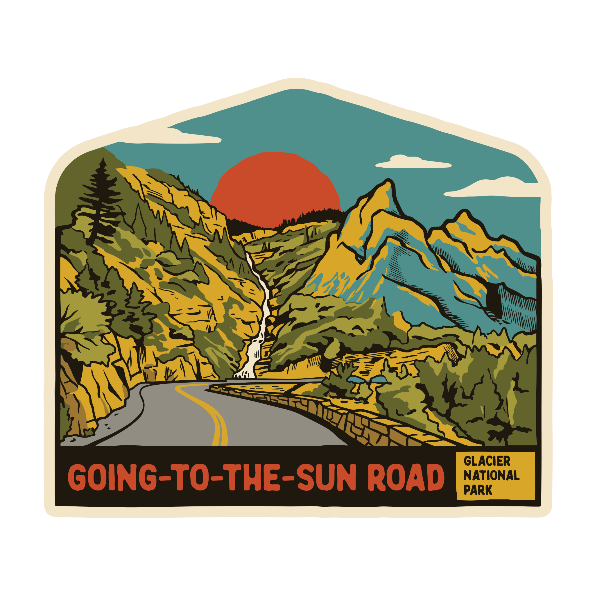 20441 - Vintage Comic - Glacier National Park Conservancy