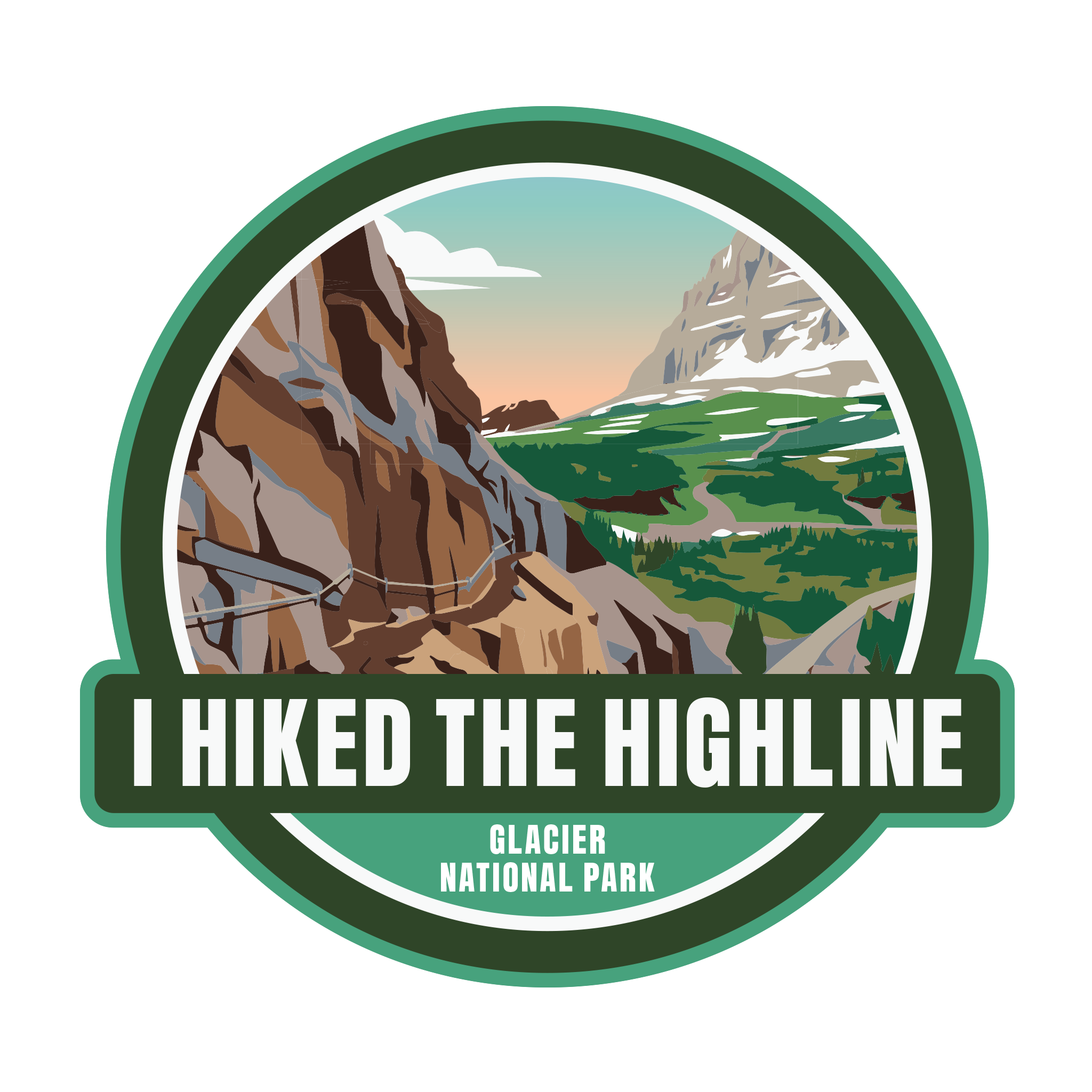 20448 - Green Hike Highline - Glacier National Park Conservancy