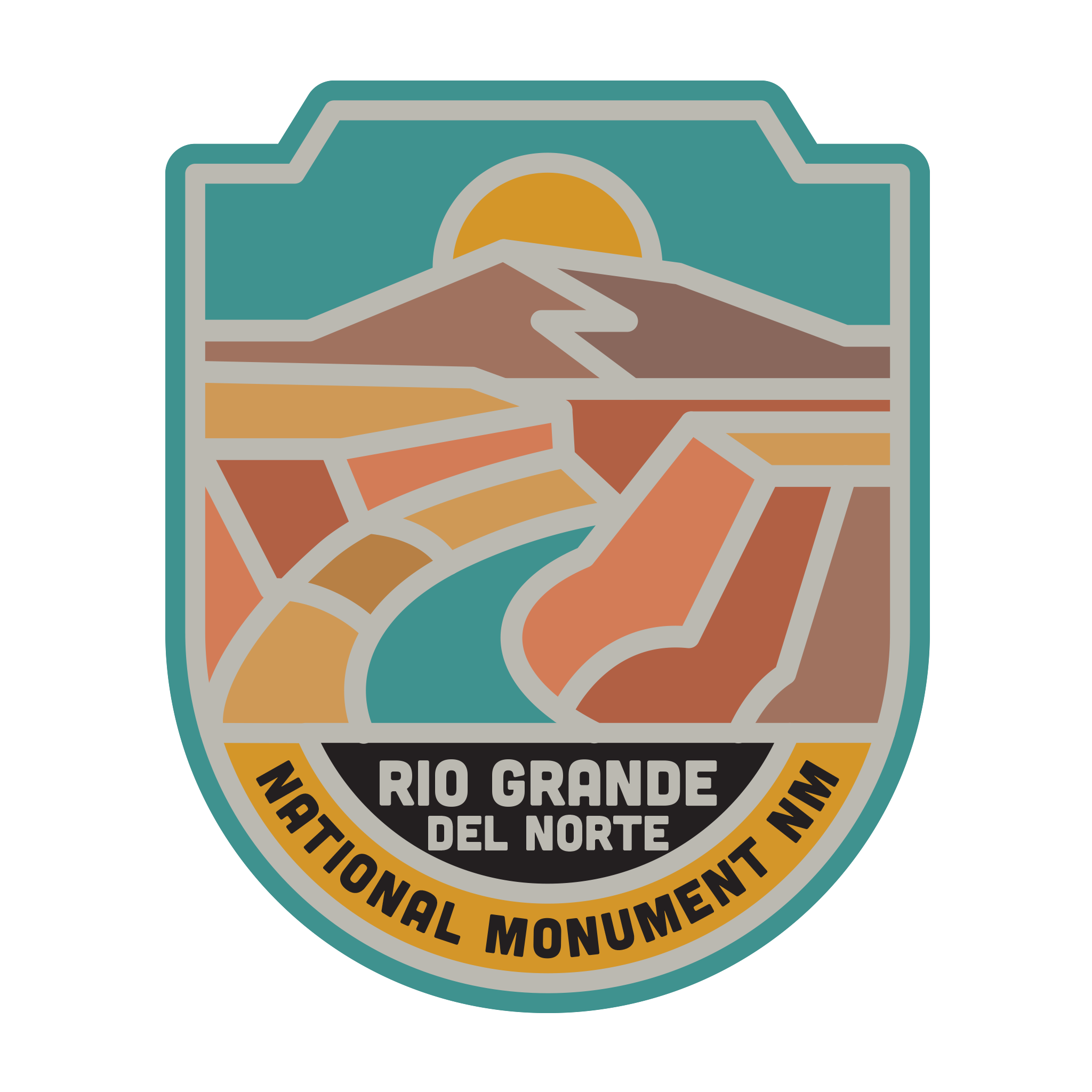 20462 - River Badge - Rio Grande Del Norte