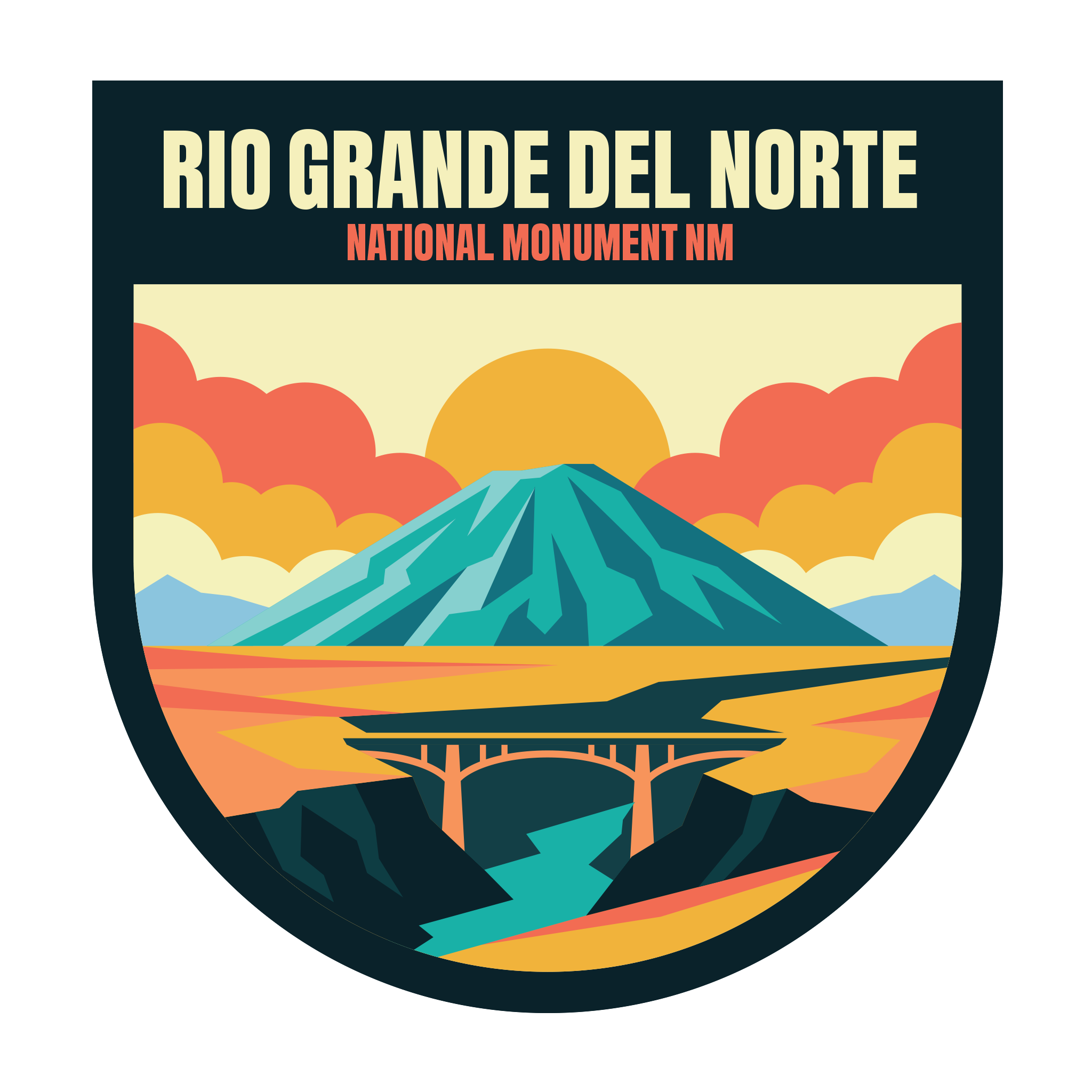 20466 - Canyon Reflection - Rio Grande Del Norte