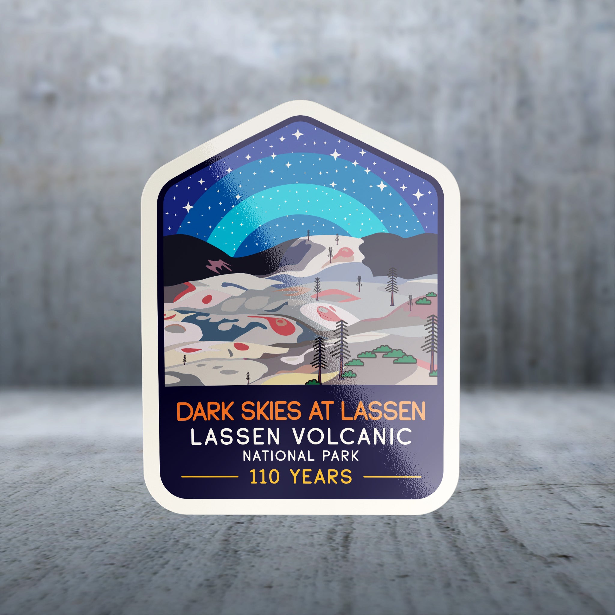 20550 - Tribal Art - Lassen Volcanic - Night Sky
