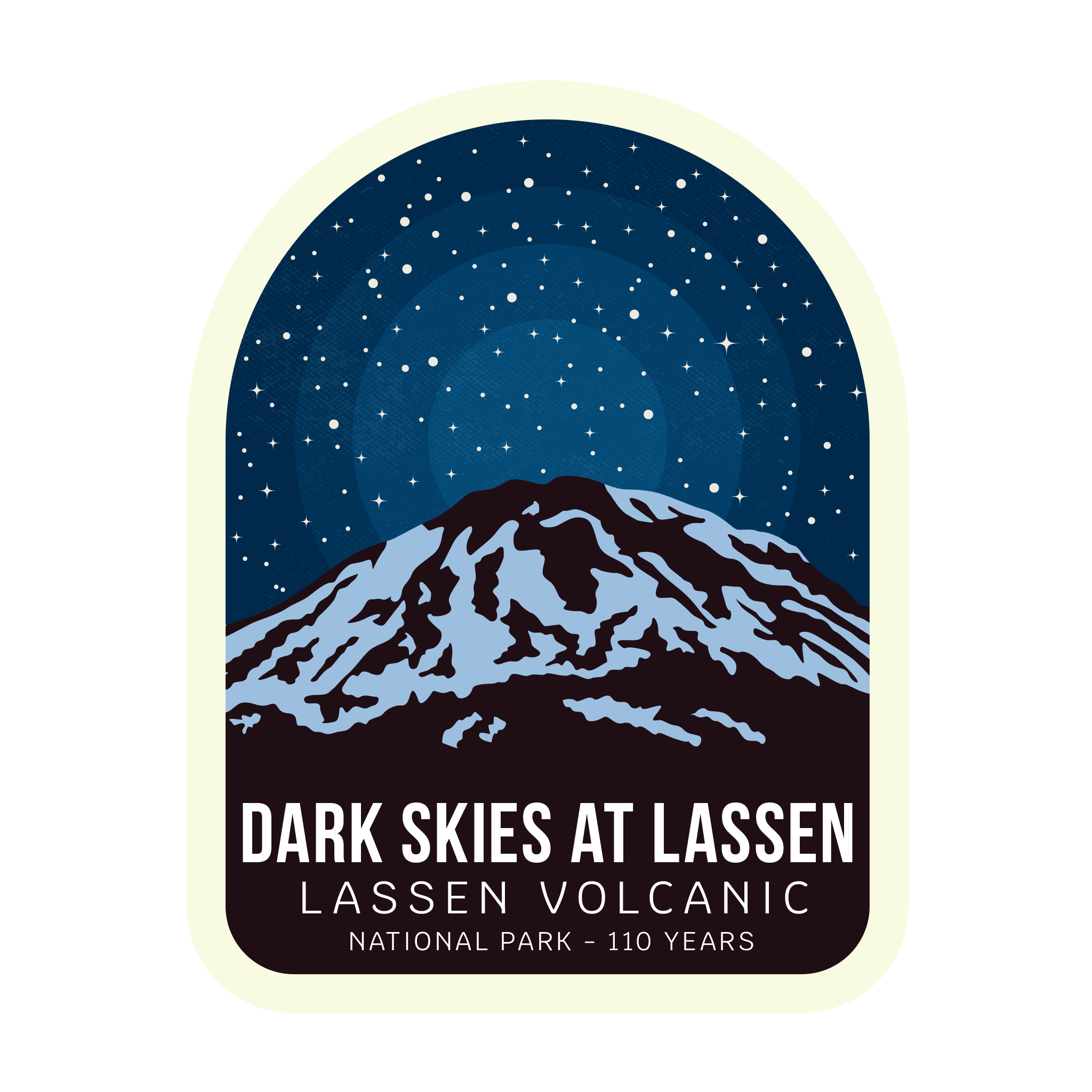 20554 - Rainbow Sky - Lassen Volcanic - Night Sky