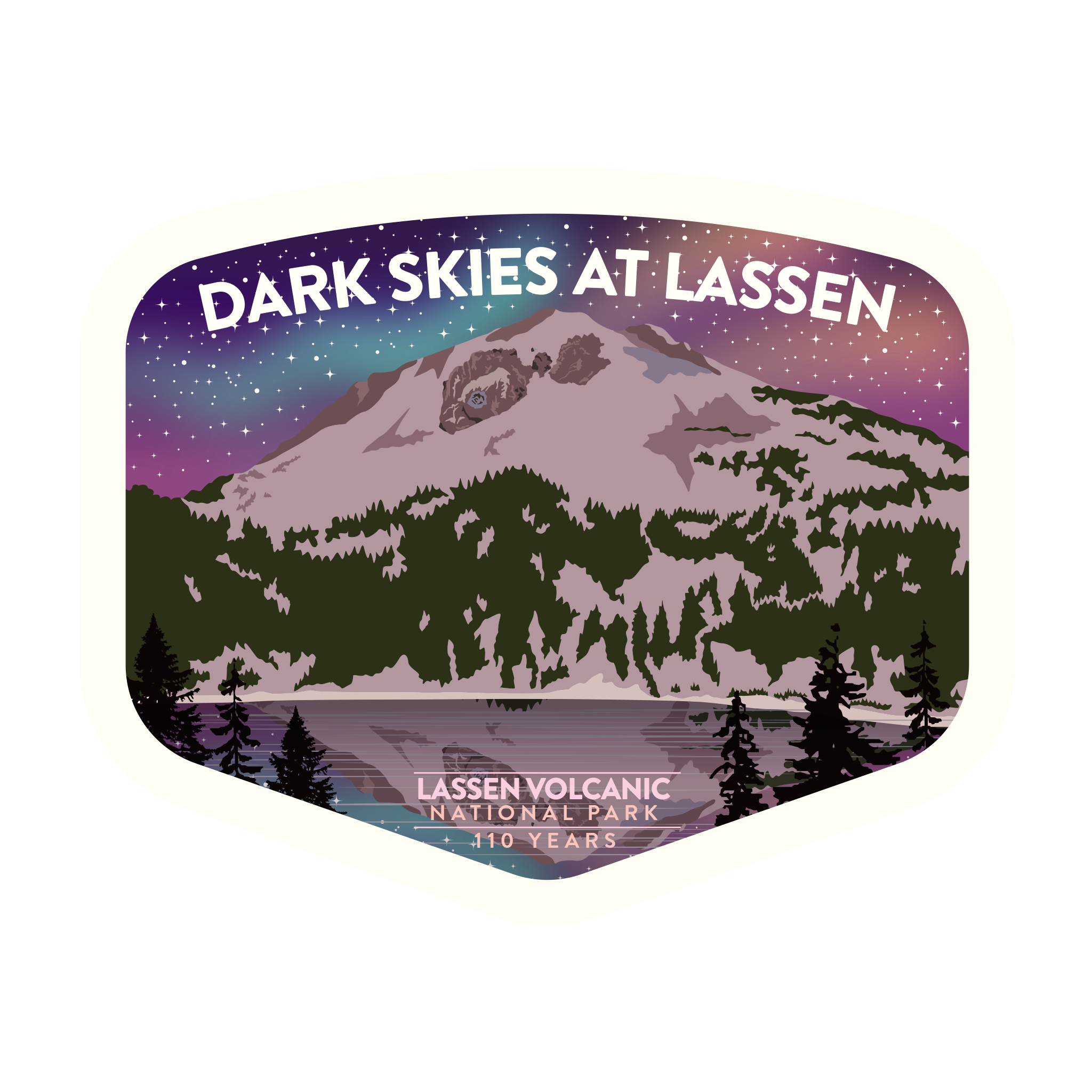 20555 - Clean NP - Lassen Volcanic - Night Sky
