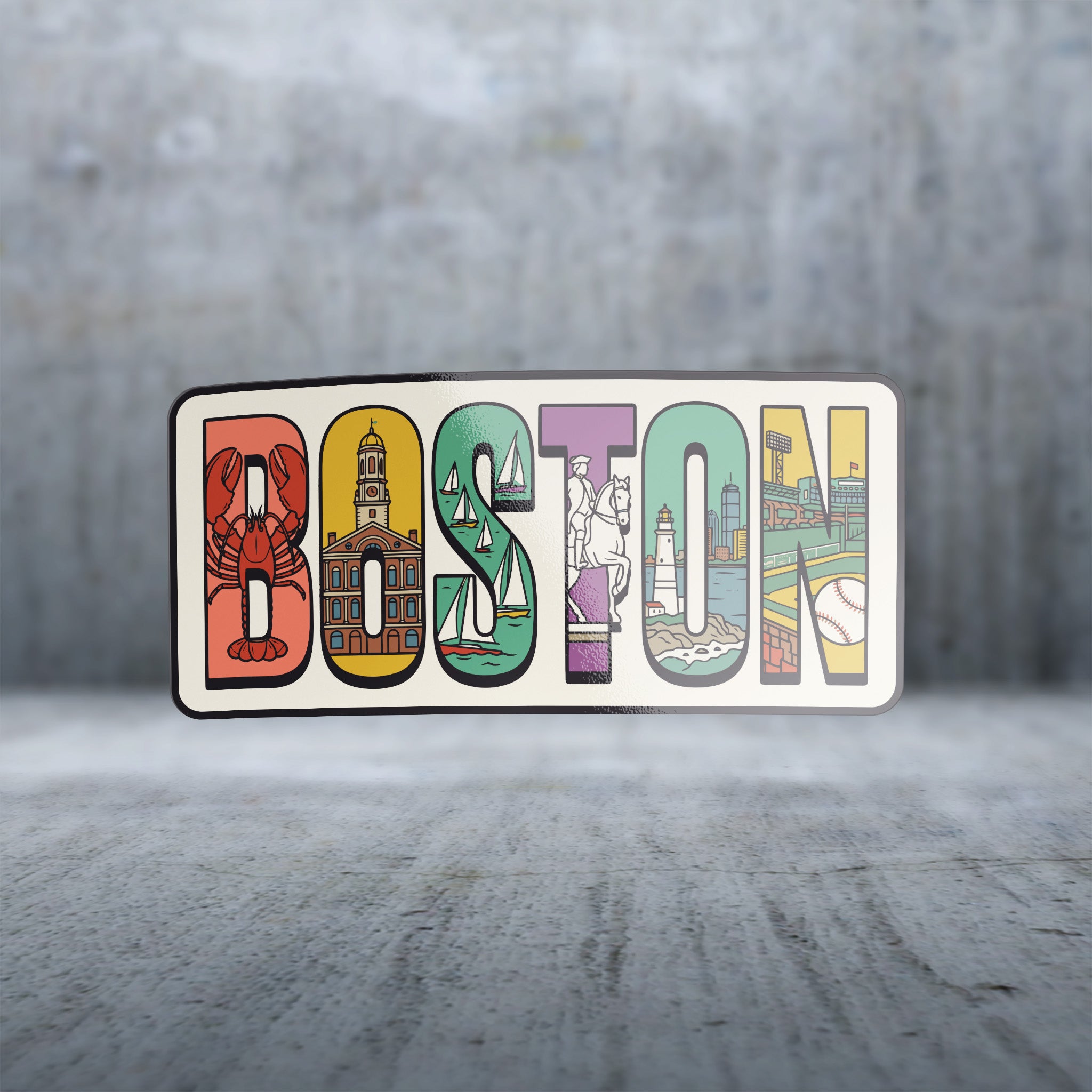 20558 - Color Text - Boston