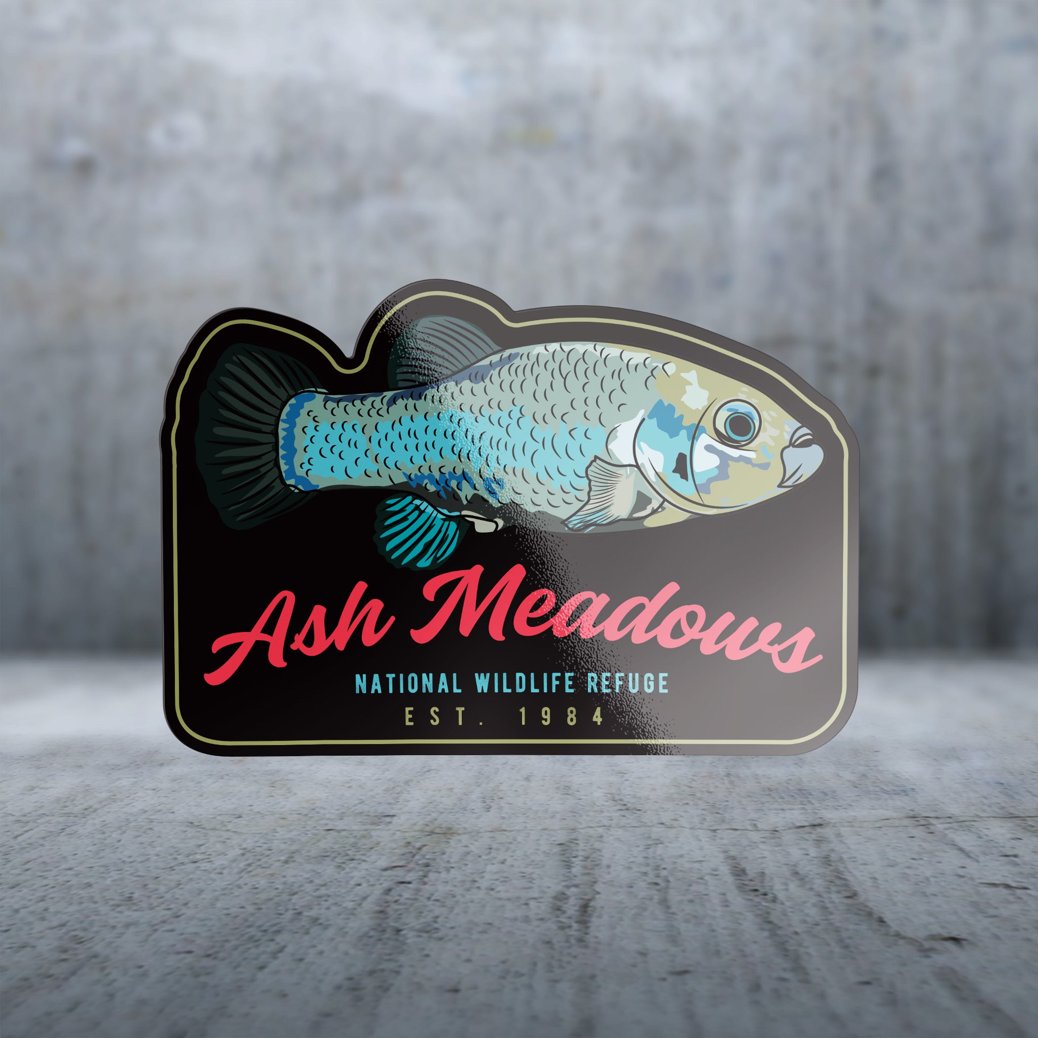 20567 - Vector Color Splotches - Devils Hole Pupfish