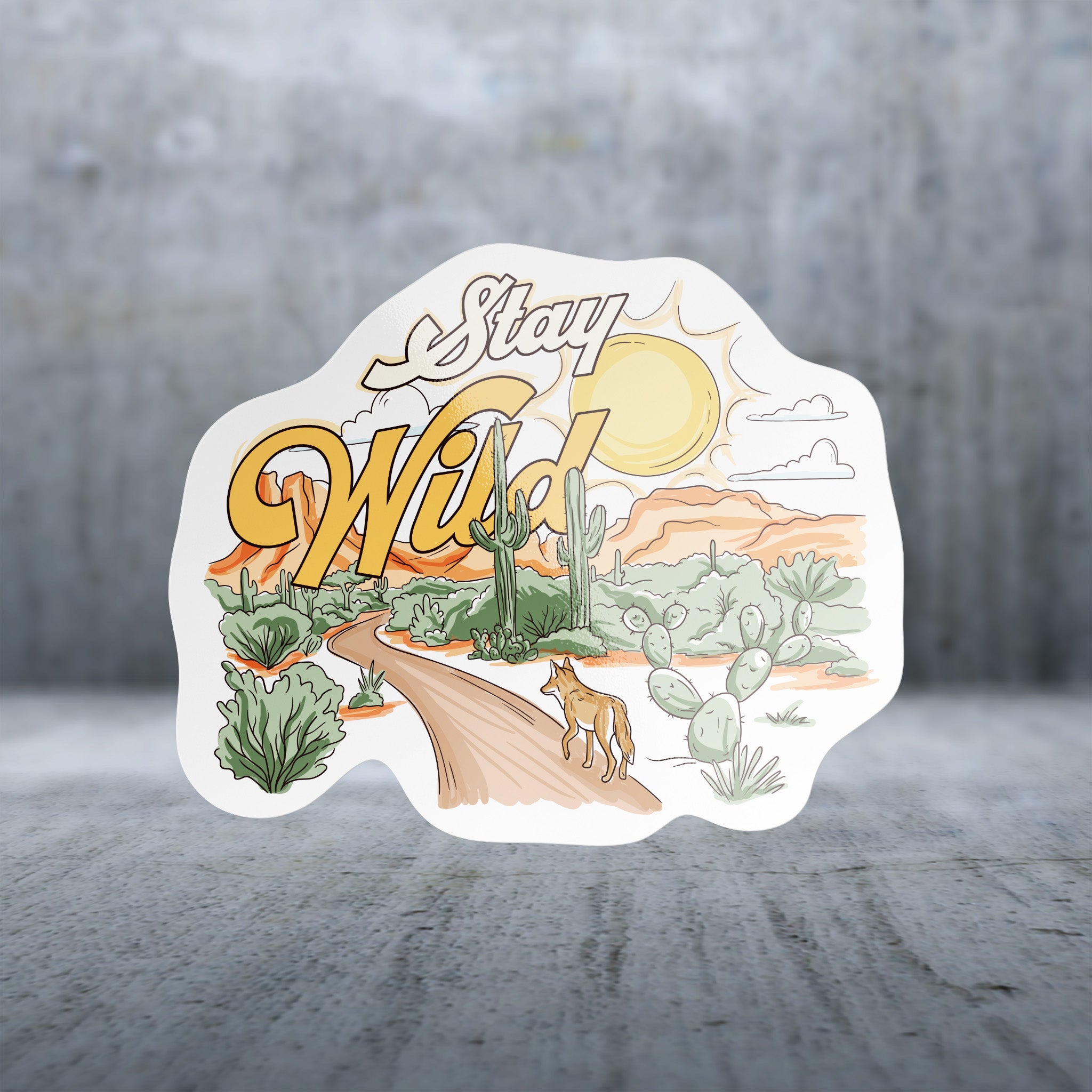 20672 - Loose Coloring - Stay Wild Coyote Path