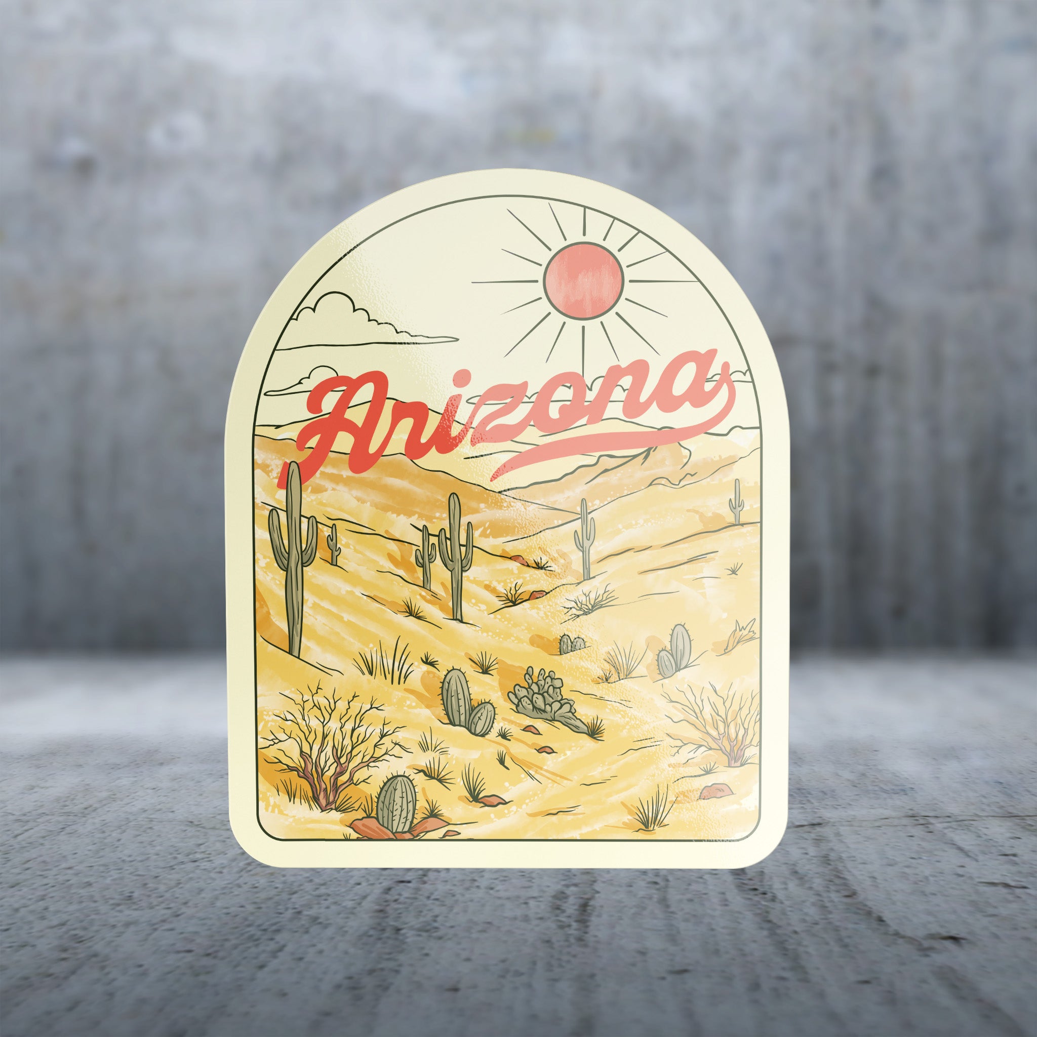 20677 - Marker Wash - Framed Desert Scene