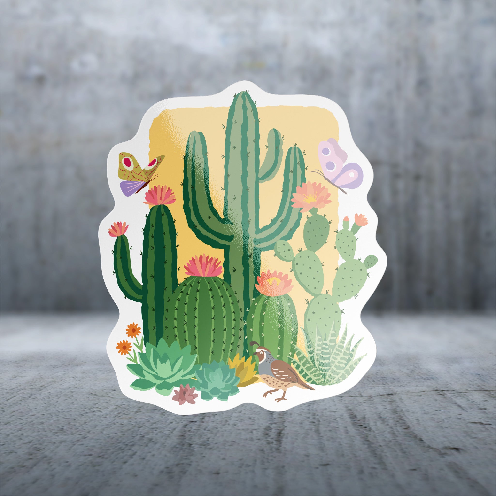 20680 - Flora and Fauna - Cactus and Quail