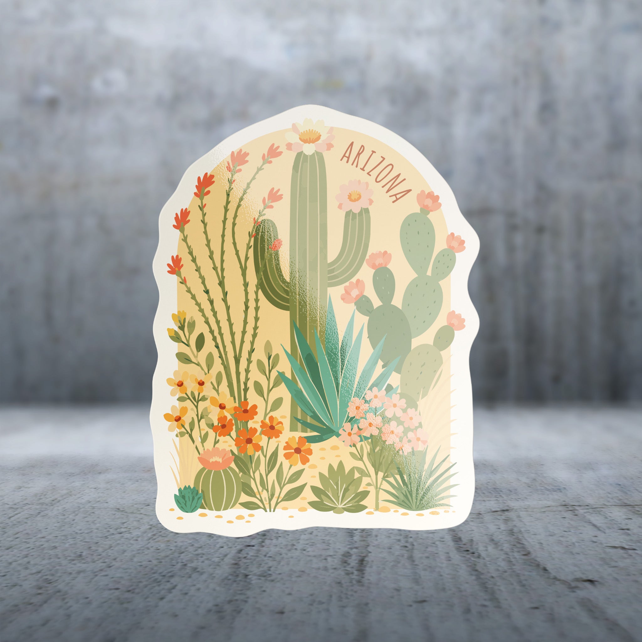 20681 - Plants and Flowers - Desert Cactus Blooms