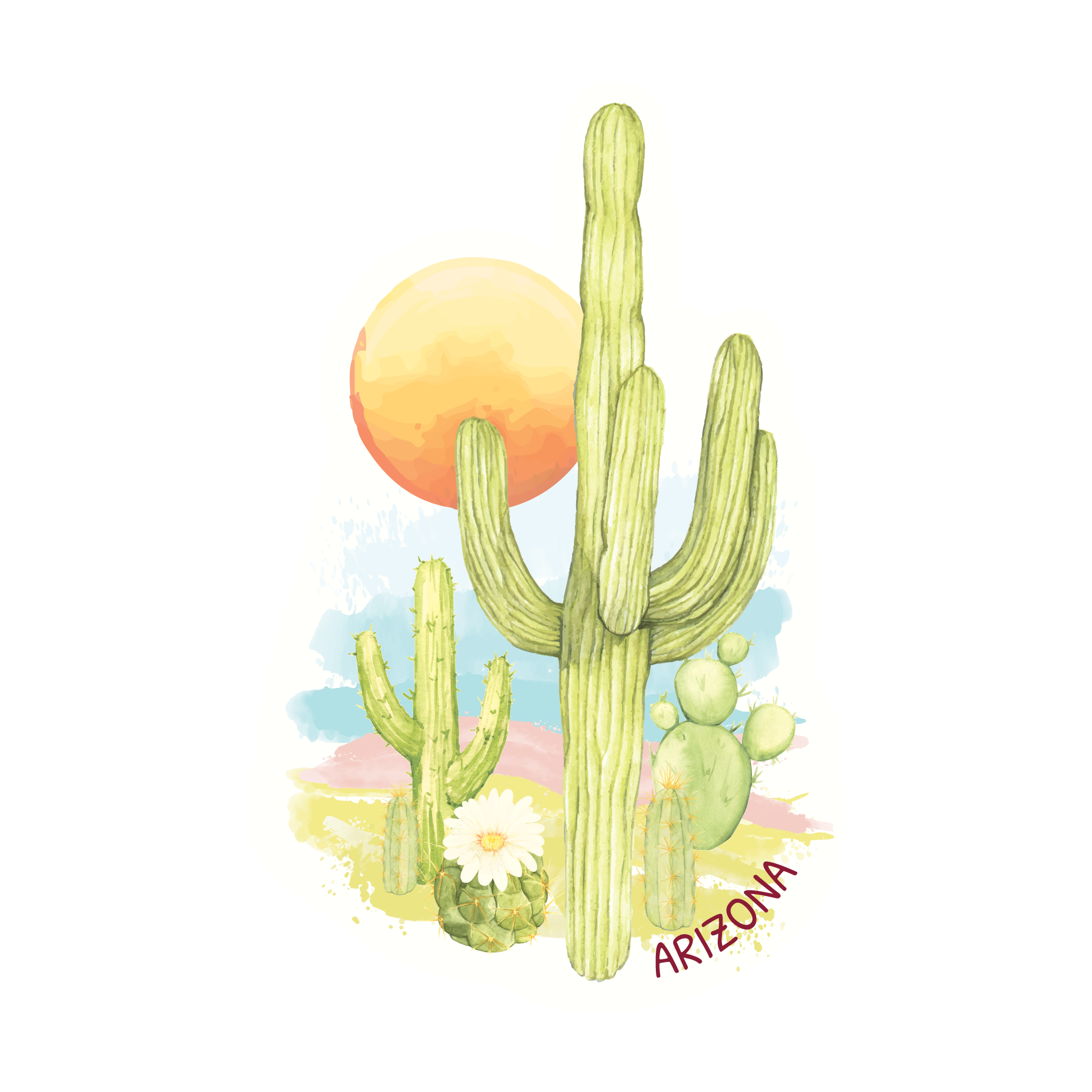 20684 - Bright Watercolor - Cactus Variations