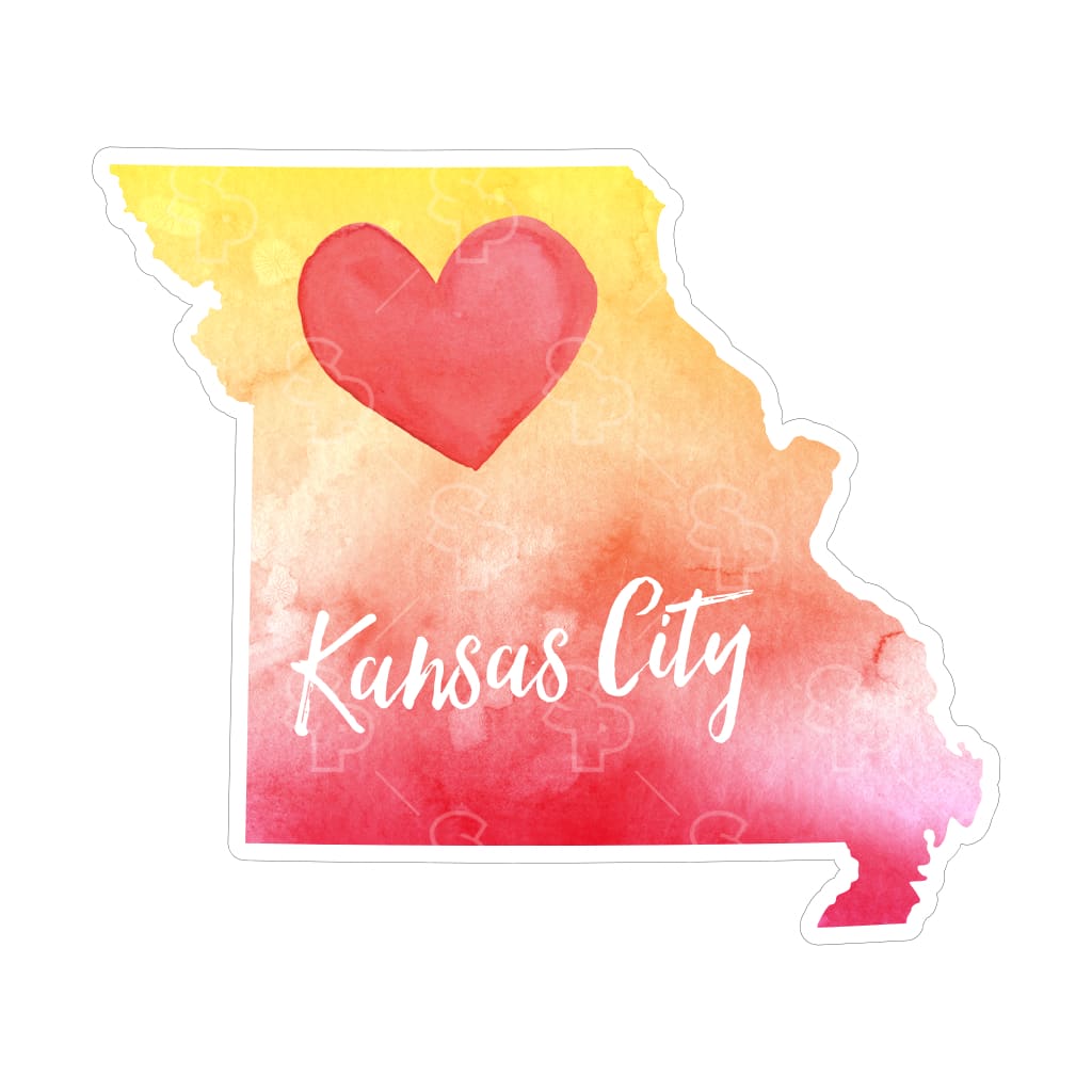 2722 - Watercolor Heart Missouri