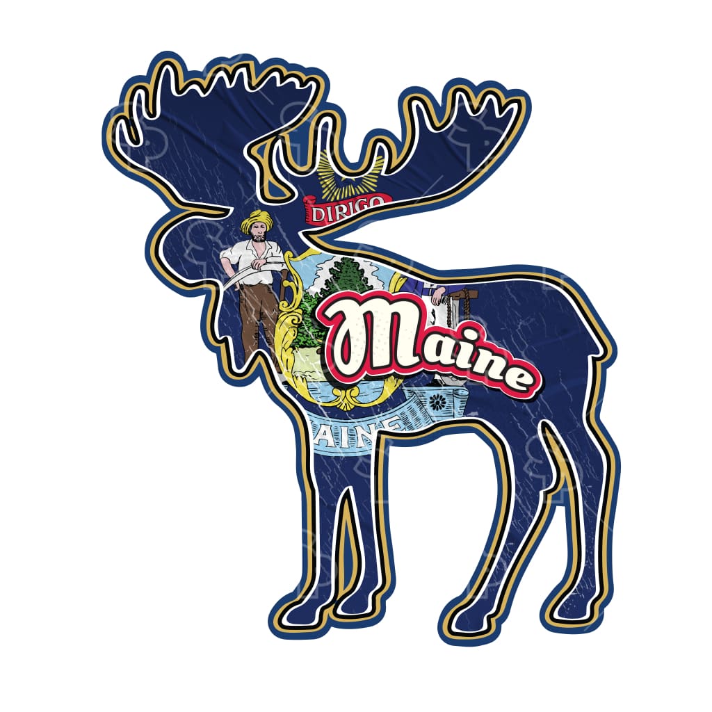 2743 - State Moose - Maine