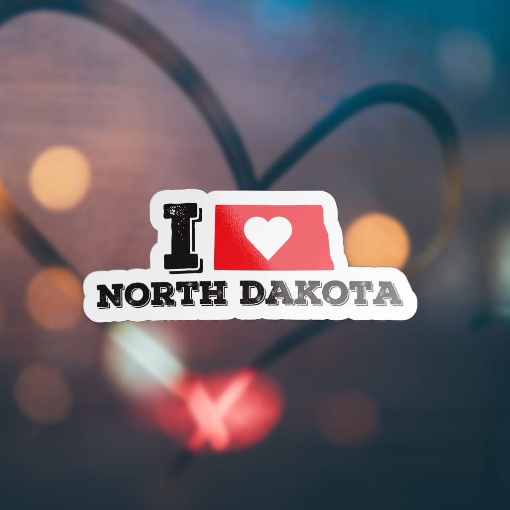 2757 - I Love State North Dakota