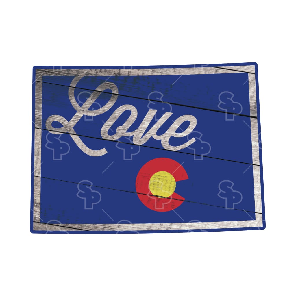 2834 - Love Flags Colorado