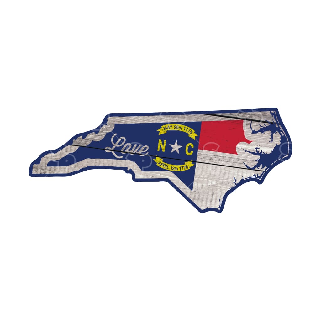 2840 - Love Flags North Carolina
