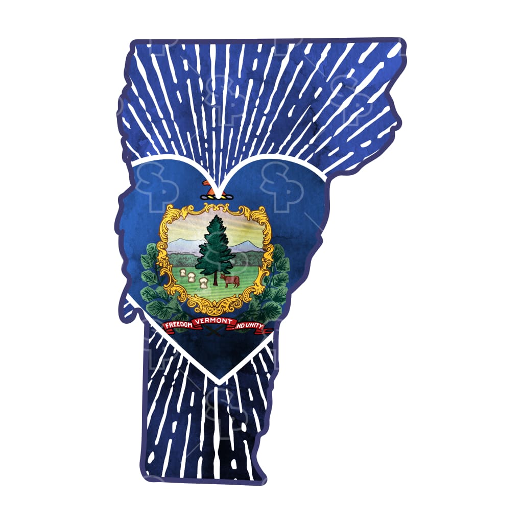 2996 - Heart Flag Vermont