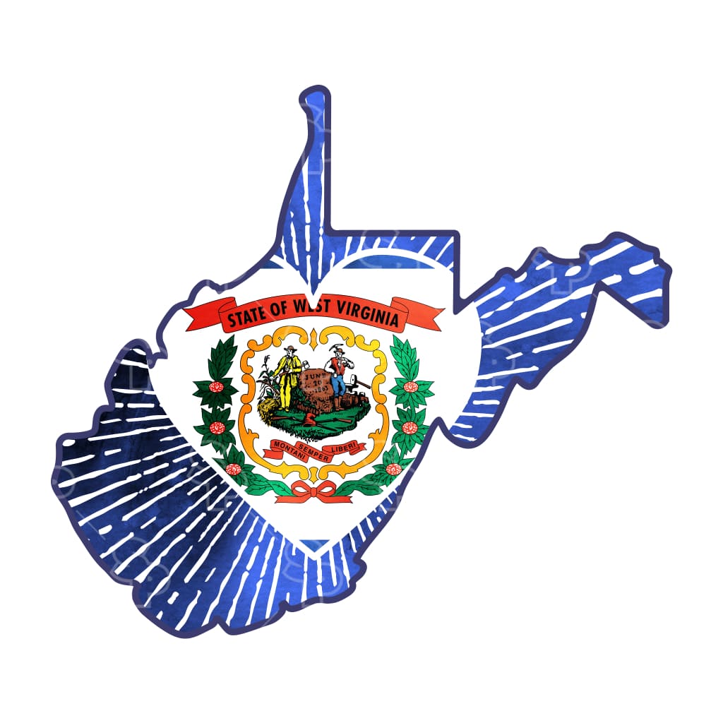3002 - Heart Flag West Virginia