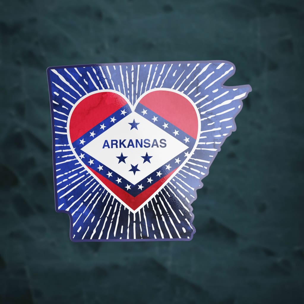 3022 - Heart Flag Arkansas