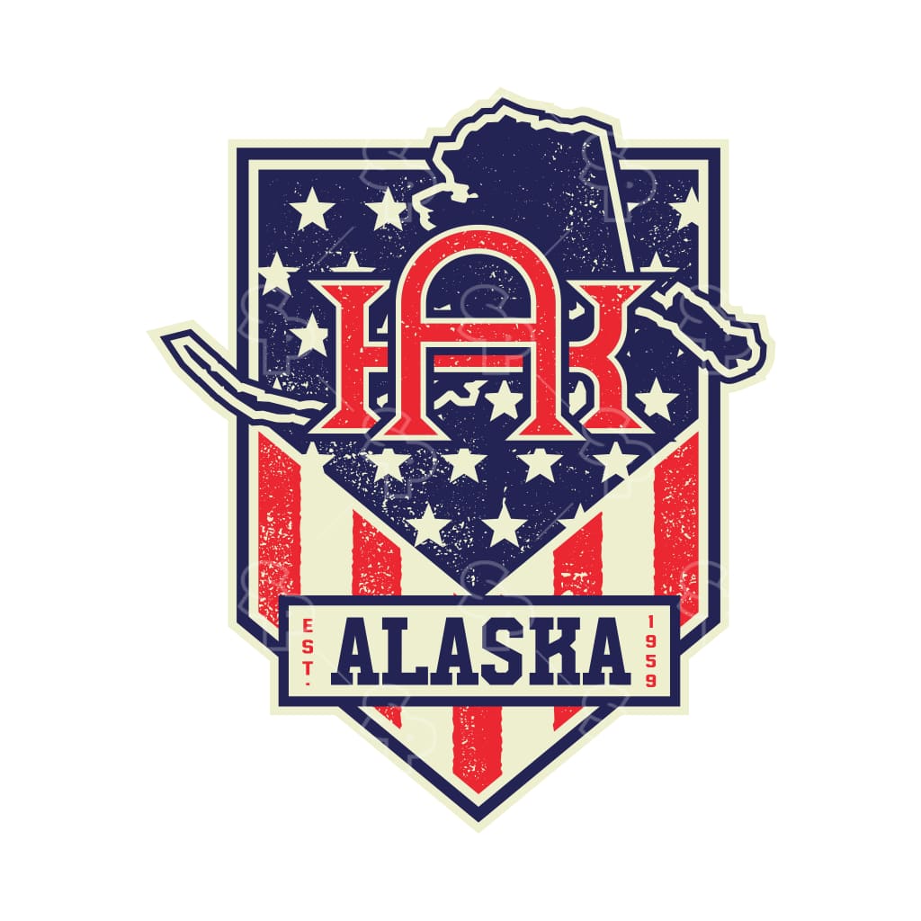3351 - Patriotic Retro - Alaska