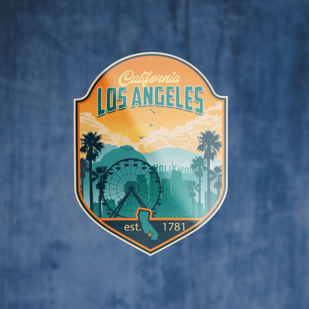 3415 - State Icons Los Angeles California