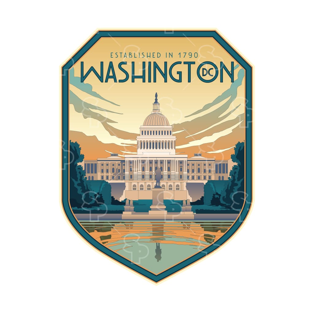 3420 - State Icons Washington Capital Building