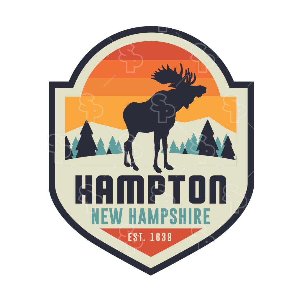 3455 - Mountain Badge - Moose