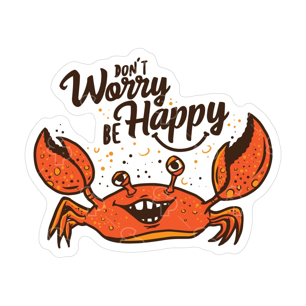 Sticker Pack | 3537 - Positive Vibes - Happy Crab