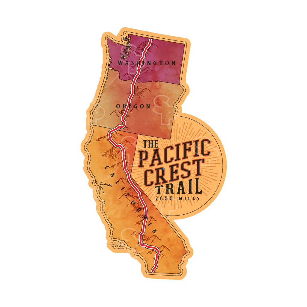 3575 - Trail Map - Pacific Crest Trail