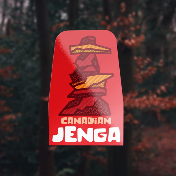 Jenga Sticker Sticker Pack | 3718 - Canadian Jenga