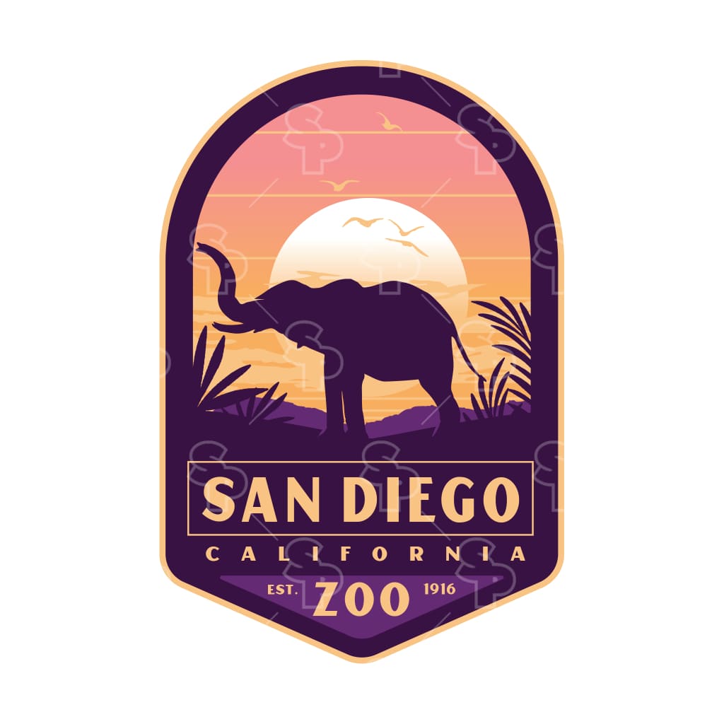 3749 - Retro Zoo - Elephant