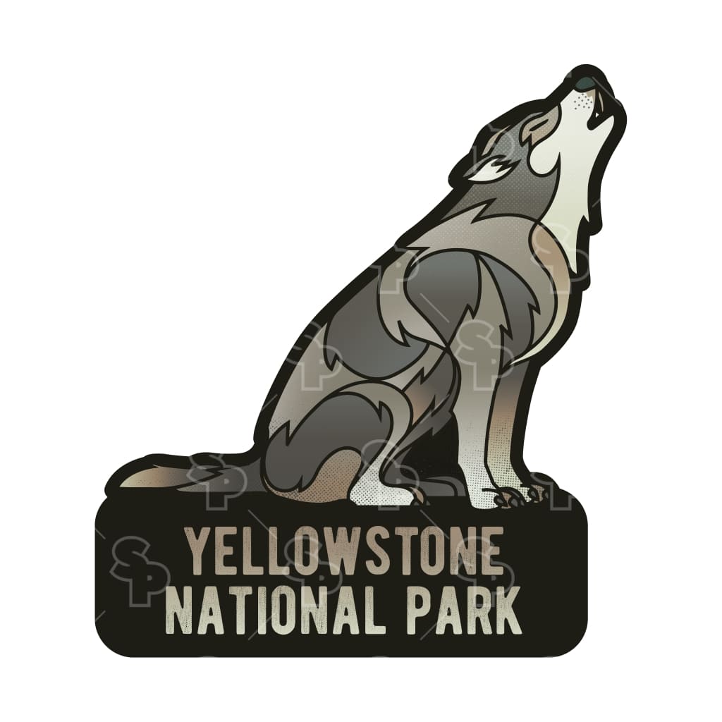 3836 - Halftone Wolf