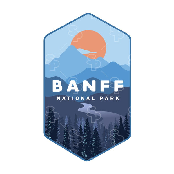 Sticker Pack | 4340 - Banff Blues with Sun