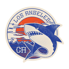 4422 - Retro Shark Badge
