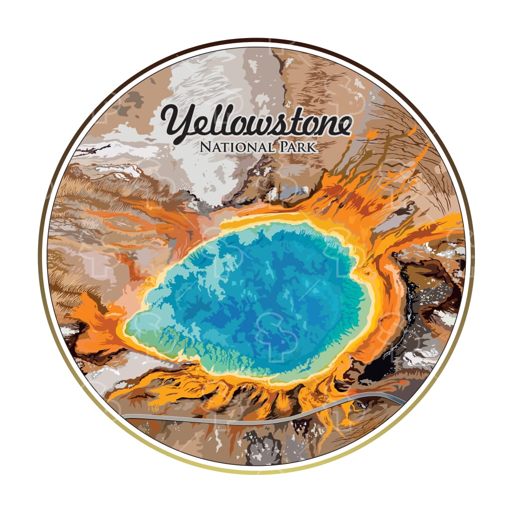 486 - Lines Yellowstone Springs