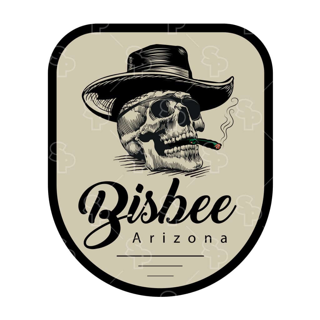 5354 - Southwest One Eyed Smoking Skull
