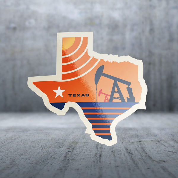 Sticker Pack | 5406 - Oil Rig Sunset - Texas
