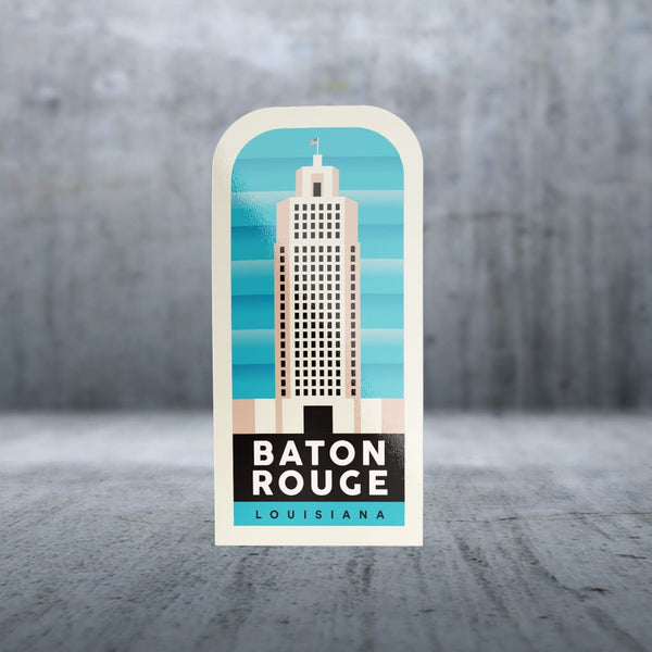 Sticker Pack | 5415 - Baton Rouge State Capitol Building - Louisiana