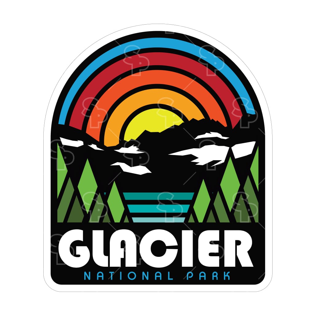 5475 - NP - Rainbow Badge - Glacier