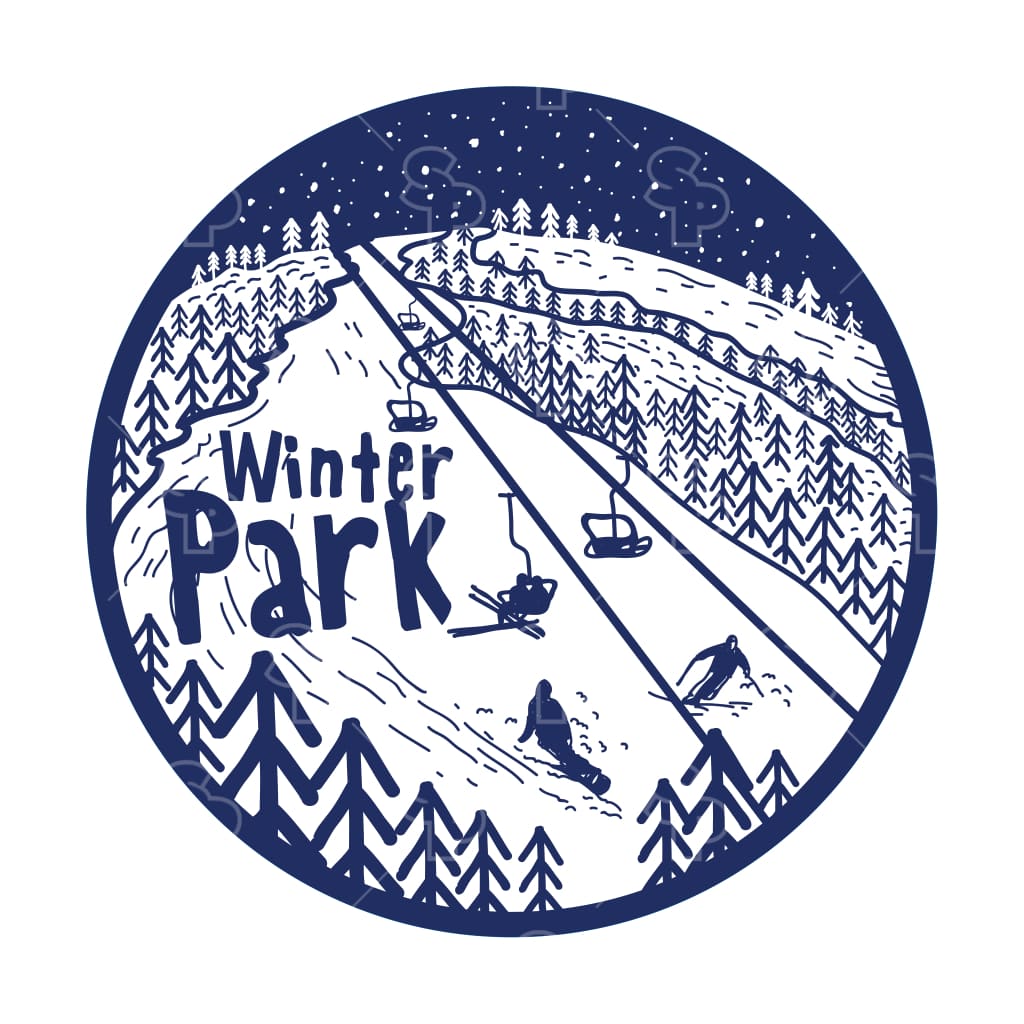 553 - Winter Park Line Art