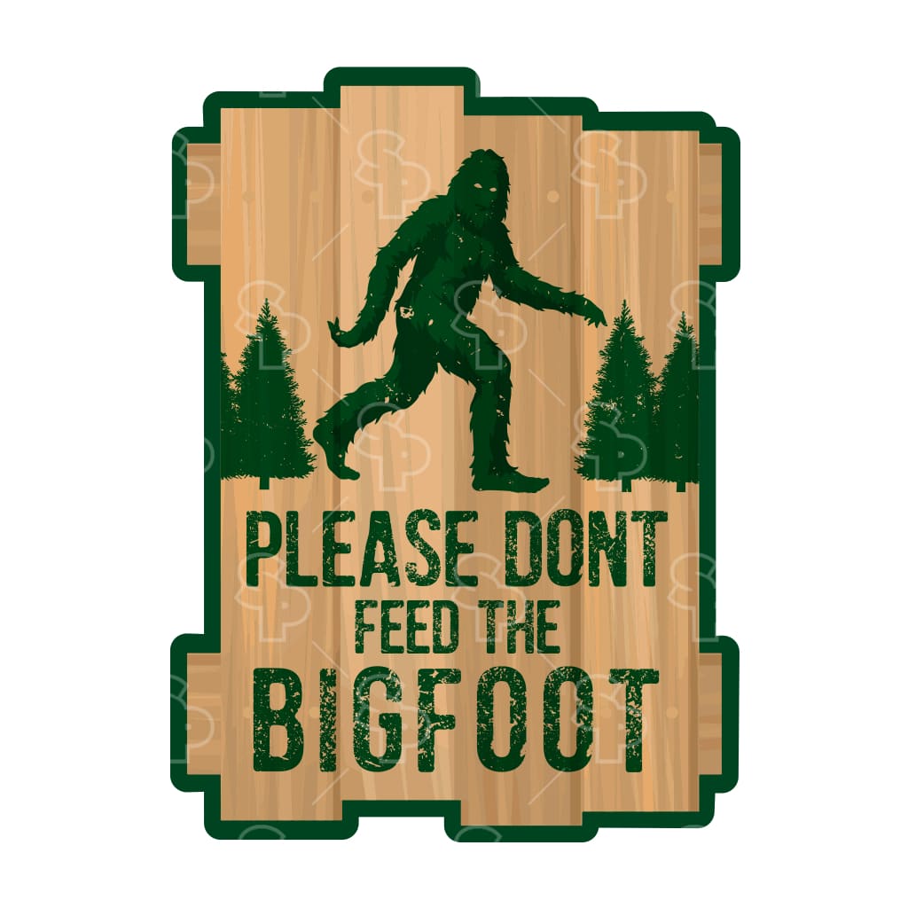 5719 - Big Foot - Wooden Signage