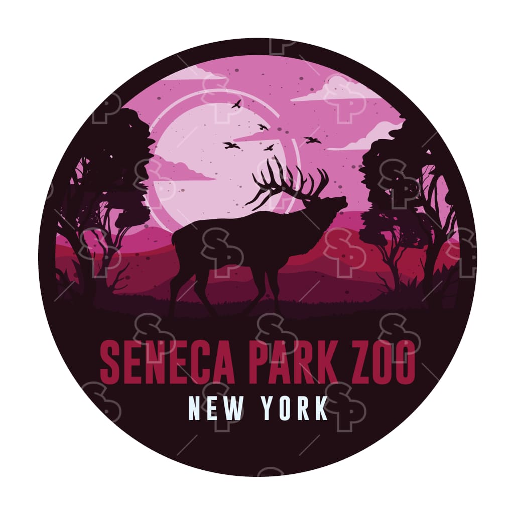 6198 - Retro Animal Silhouette Elk