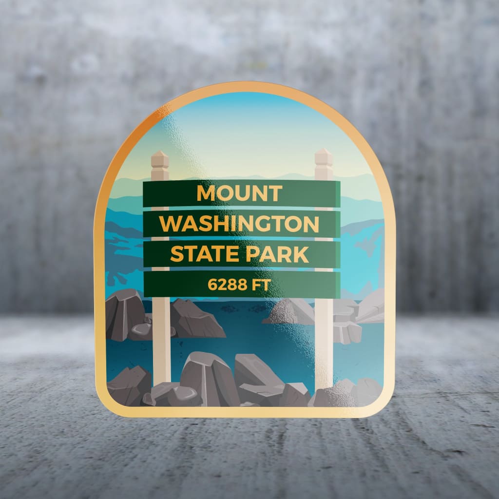 Summit Sign Custom Sticker Pack | 6375 - Summit Sign Mount Washington