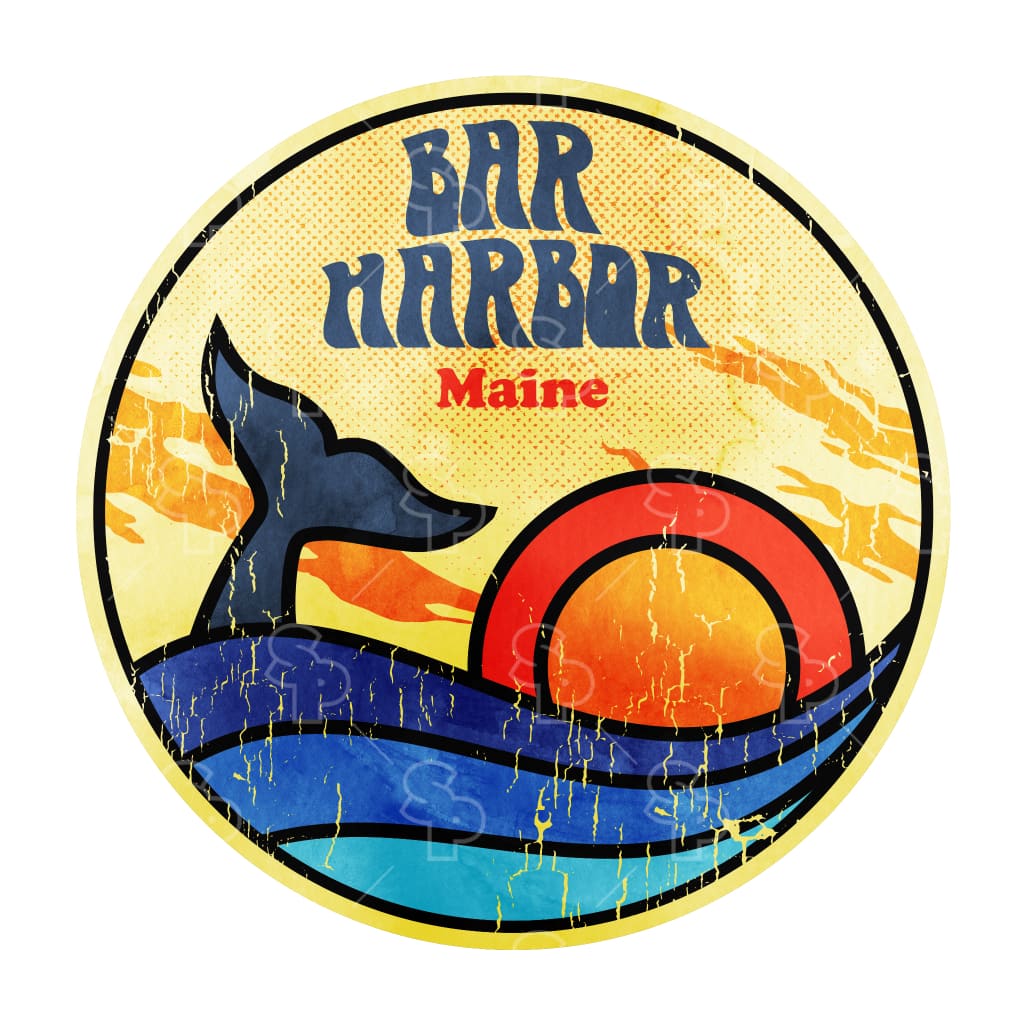 6442 - Whale Taile Sunset Halftone